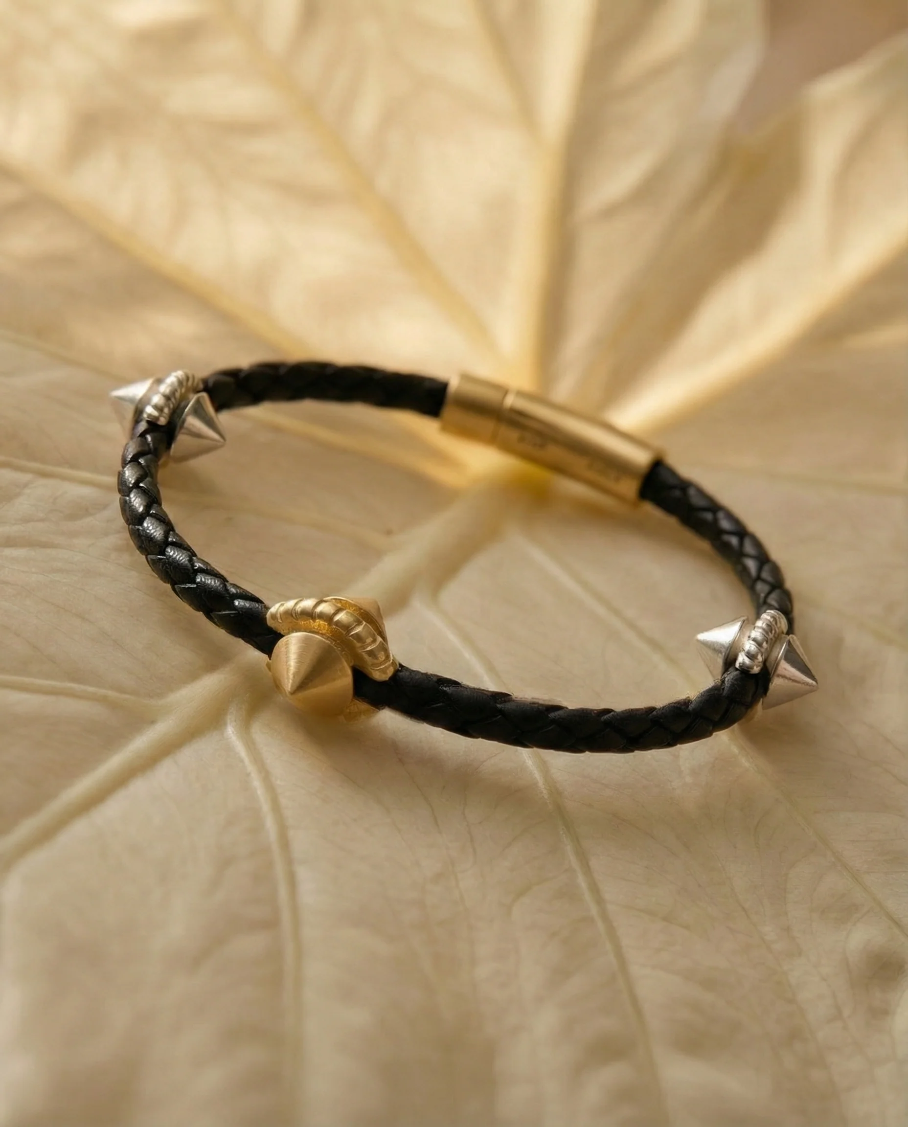 Harlow Stud Leather Bracelet - Image 9