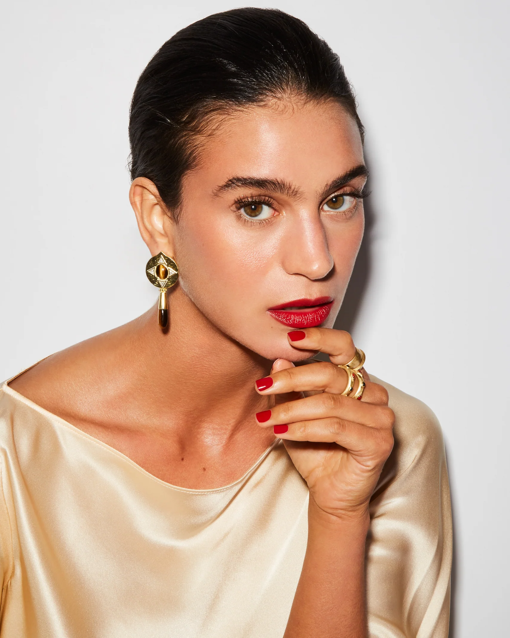 Hathor Teardrop Earrings - Image 4
